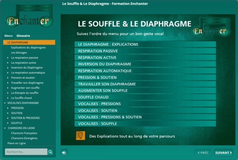 Formation Souffle et Diaphragme