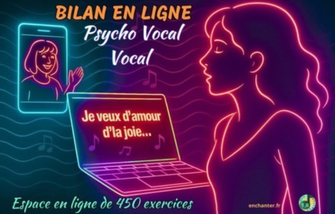 Bilan en ligne Bilan Psycho vocal et Bilan vocal en ligne